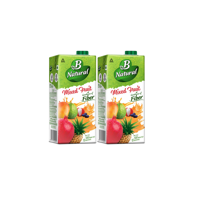 B NATURAL MIXED FRUIT JUICE