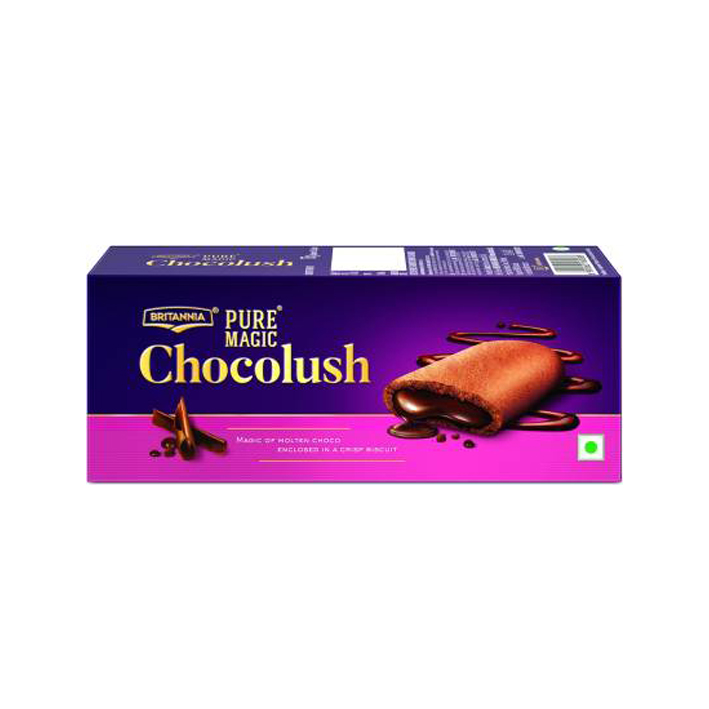 BRITANNIA PURE MAGIC CHOCOLUSH  BISCUIT