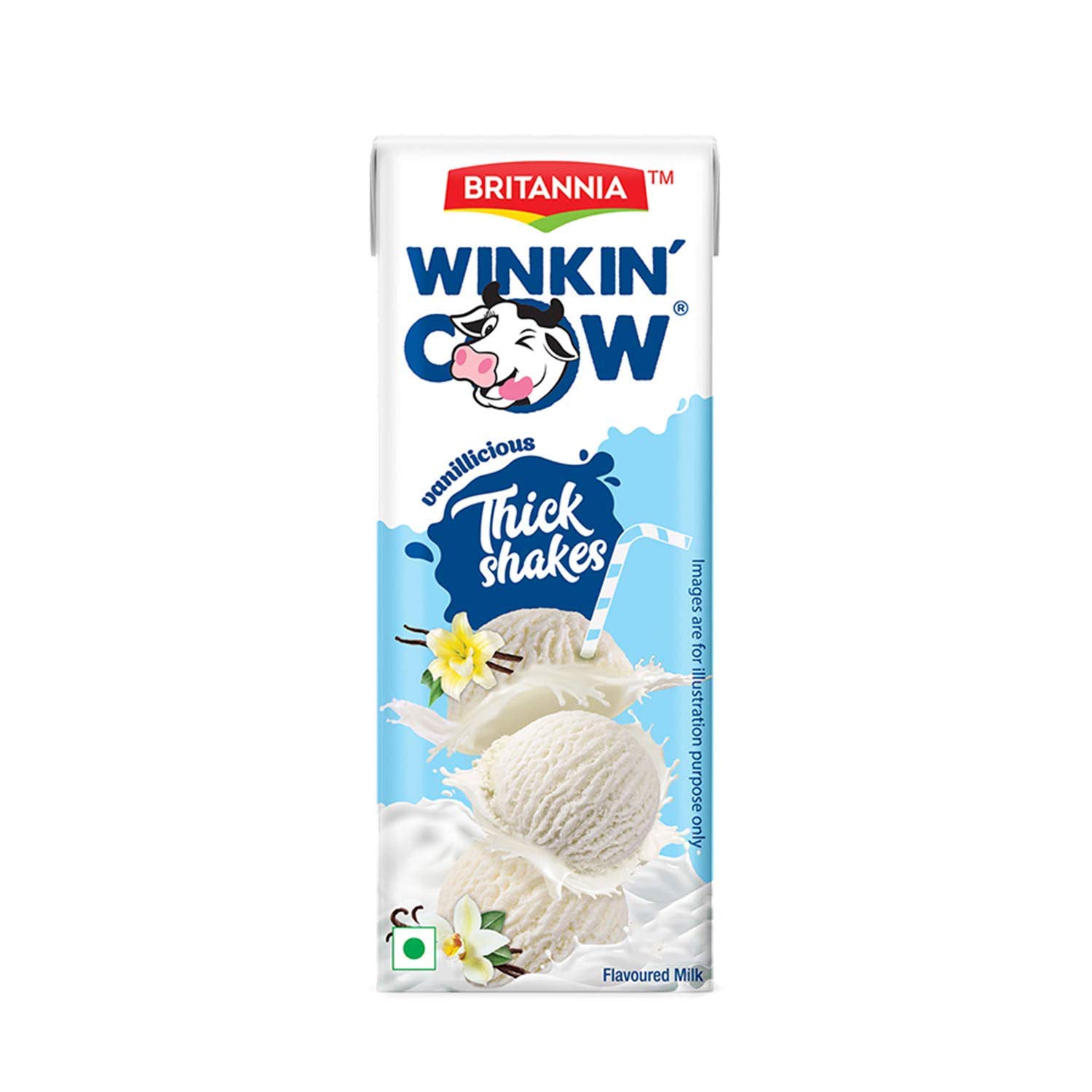 BRITANNIA Winkin Cow Flavoured MilkÂ Â (Vanilla)