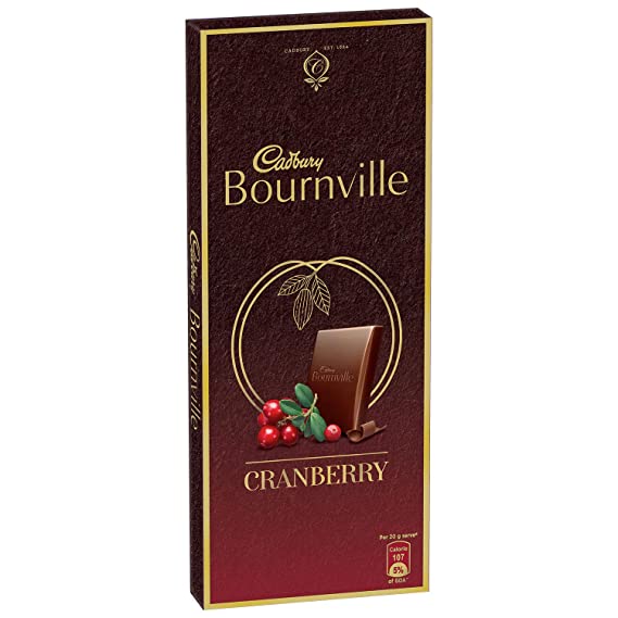 Cadbury Bournville Cranberry Dark Chocolate Bars