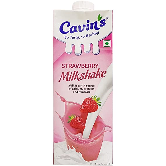 Cavin's Strawberry MilkshakeÂ Â (Combo Pack 5 + 1 Free, 200 ml each)