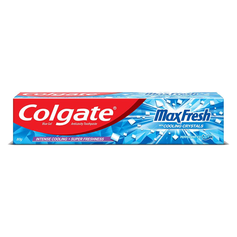 COLGATE MAXFRESH BLUE GEL PEPPERMINT ICE TOOTHPASTE