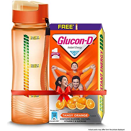 GLUCON-D Instant Energy DrinkÂ Â (Plastic Box Free)Â Tangy Orange Flavored