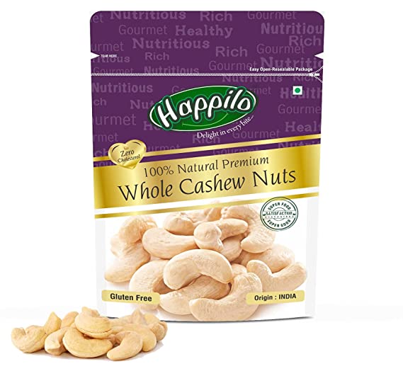 Happilo 100% Natural Premium Whole Nuts CashewsÂ 
