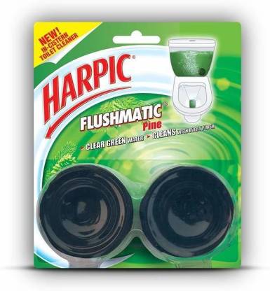 Harpic Flushmatic In-Cistern Pines Block Toilet Cleaner