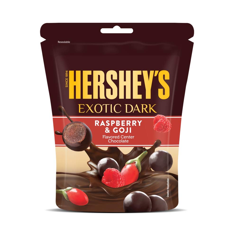 HERSHEY'S Raspberry and Goji Dark Chocolate TrufflesÂ 