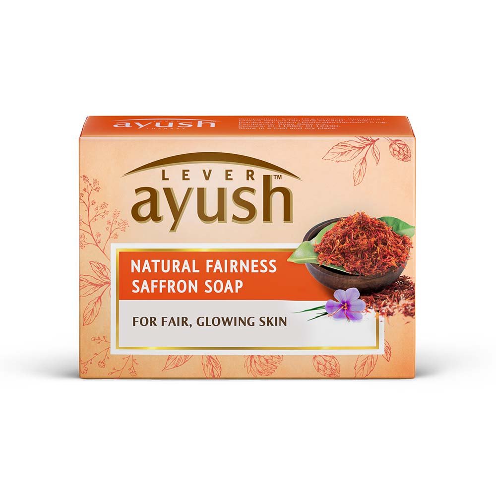 LEVER AYUSH NATURAL FAIRNESS SAFFRON SOAP