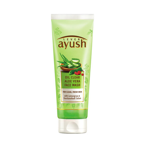 LEVER AYUSH OIL CLEAR ALOE VERA FACE WASH