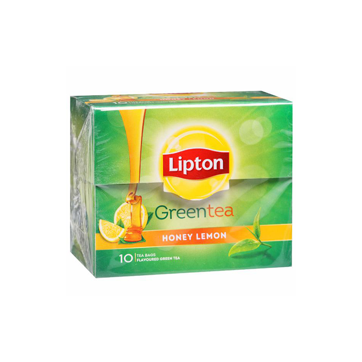 LIPTON HONEY , LEMO GREEN TEA BAGS BOX