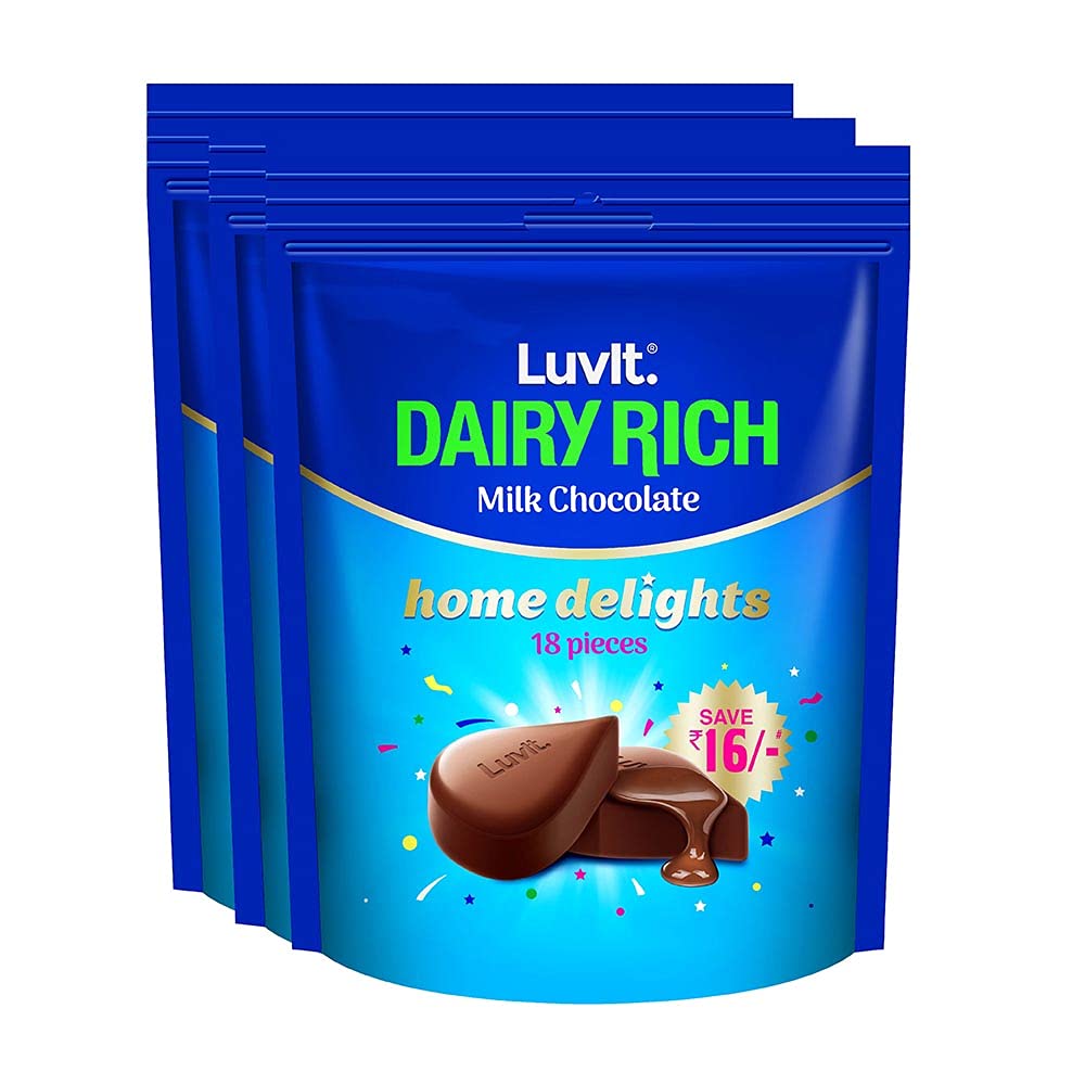 LuvIt Dairy Rich Home Delights Milk Chocolate BarsÂ 