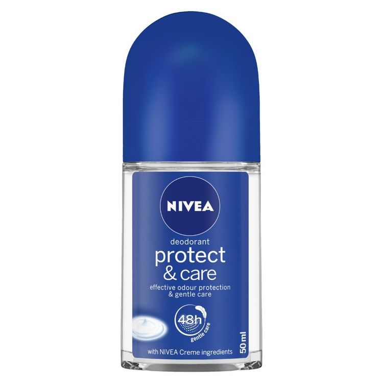 NIVEA Protect & Care Deodorant Roll-on - For Women