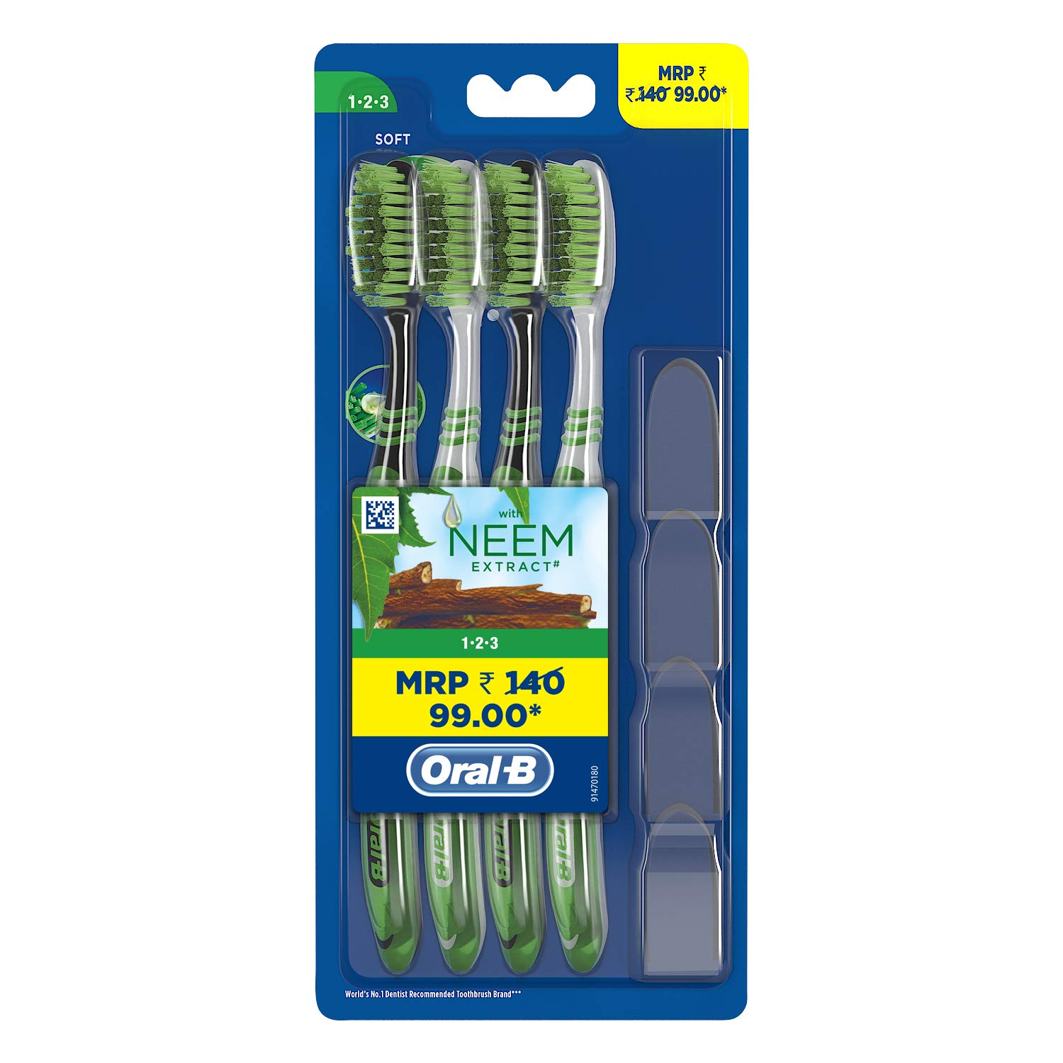 ORAL B NEEM EXTRACT SOFT TOOTHBRUSH