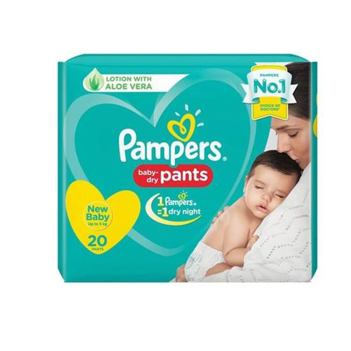 PAMPERS NEW BABY DIAPERS UPTO 5 KG