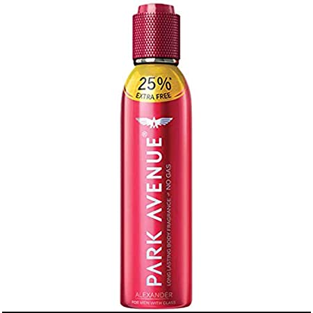 PARK AVENUE Alexander Deodorant Spray - For MenÂ Â (25% Extra in Pack)Â 