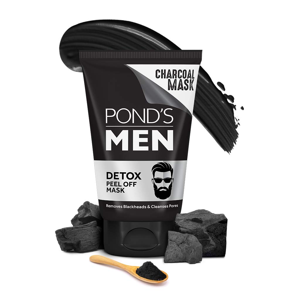 PONDS Men Activated Charcoal Detox Peel Off Mask