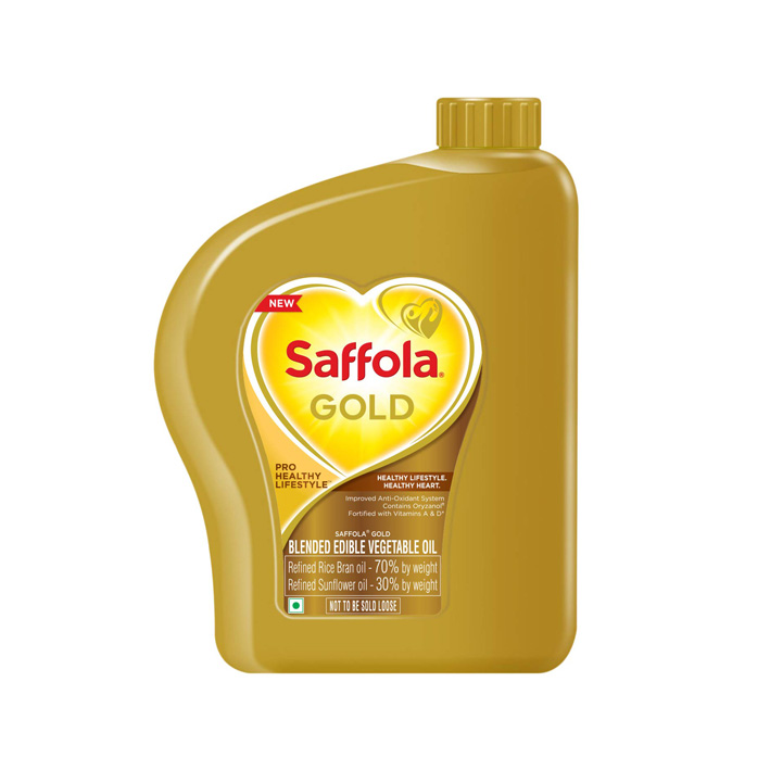SAFFOLA GOLD PRO HEALTHY LIFESTYLE BLENDED OIL CAN