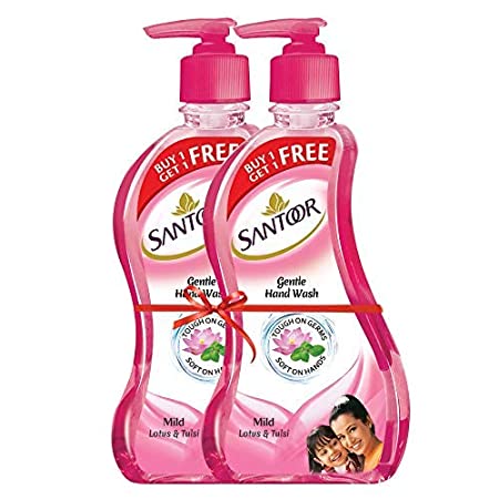 SANTOOR MILD LOTUS AND THULSI HANDWASH