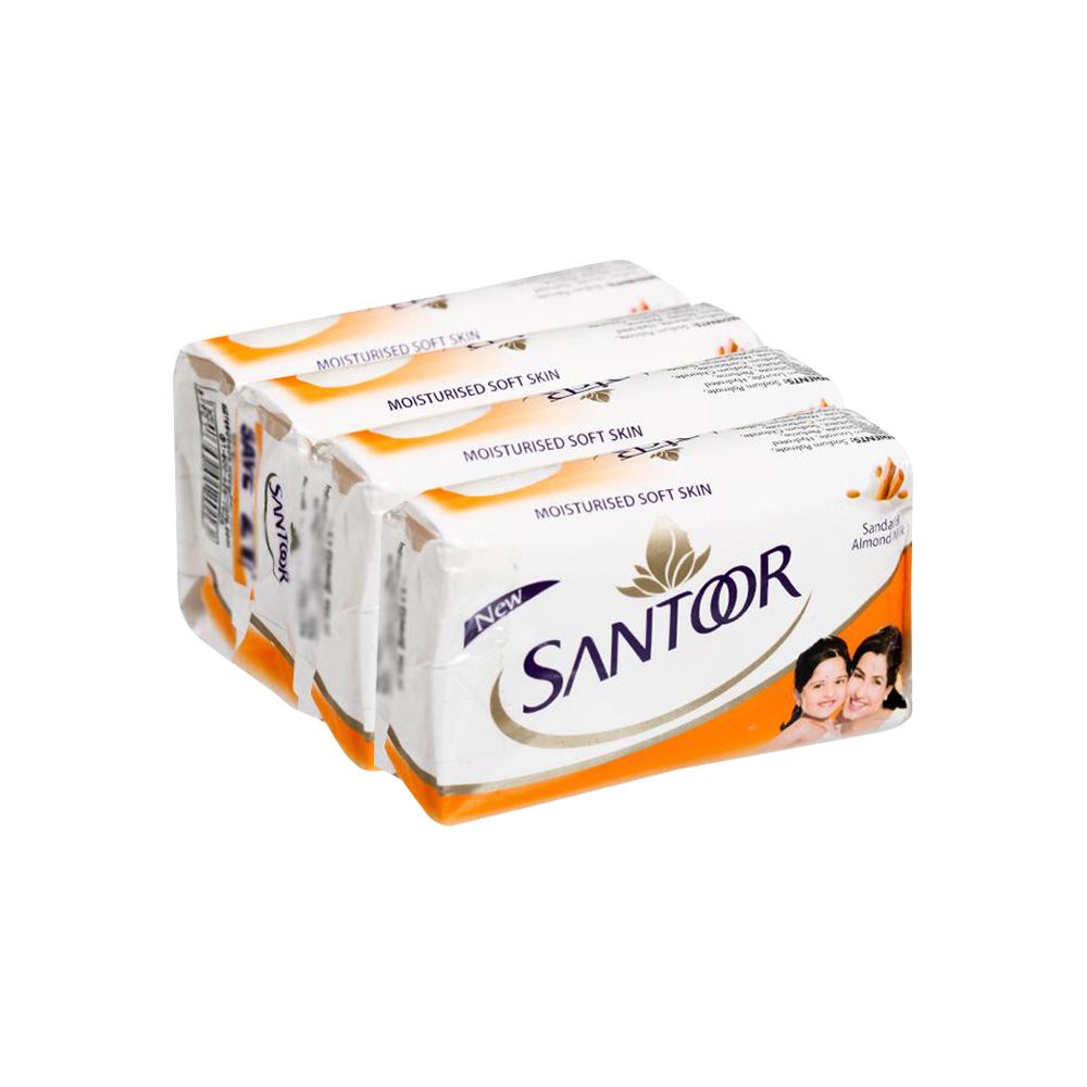 SANTOOR SANDAL& ALMOND MILK SOAP