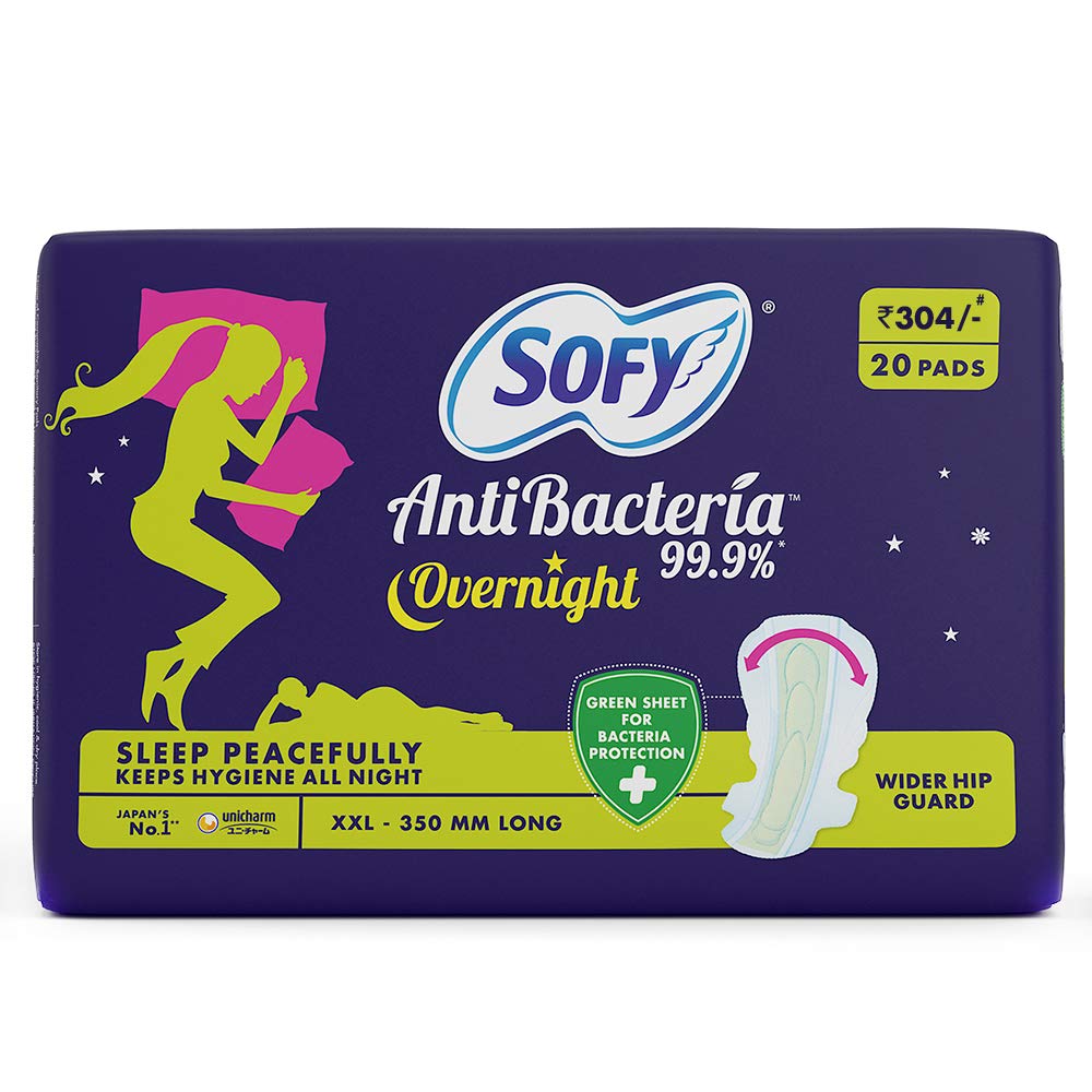 SOFY Antibacteria Overnight XXL Sanitary Pad