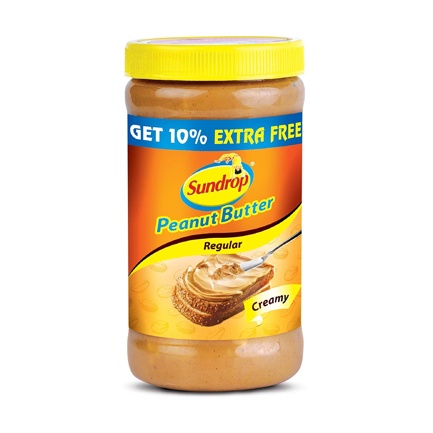 Sundrop Peanut Butter Creamy  (10% Extra in Pack)
