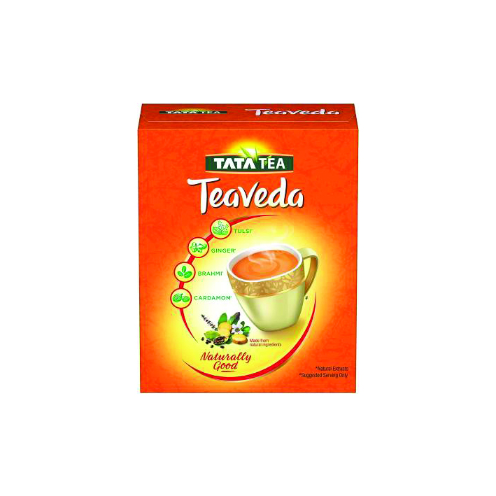 TATA TEAVEDA AYURVEDIC GOODNESS BRAHMI , TULSI TEA BOX