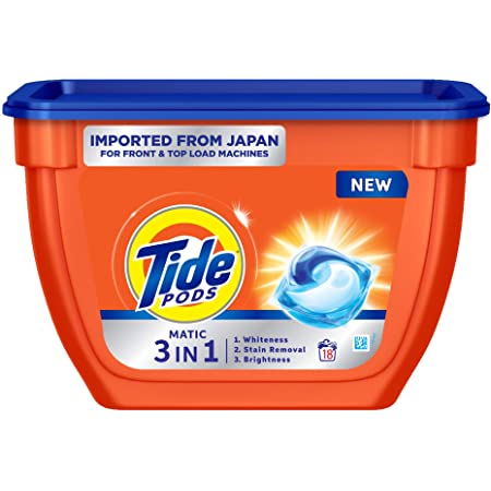 TIDE MATIC 3-IN-1 PODS DETEERGENT