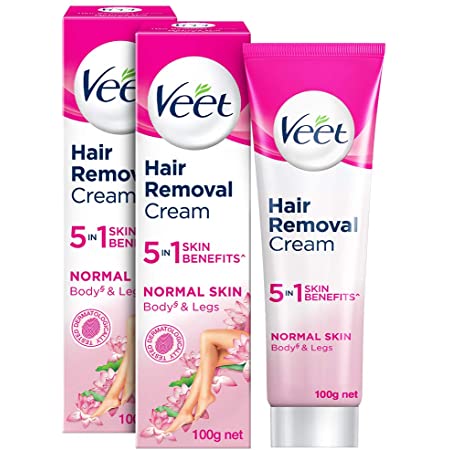 Veet Silk and Fresh Normal Hair Removal Cream 100g Pack of 2 CreamÂ 