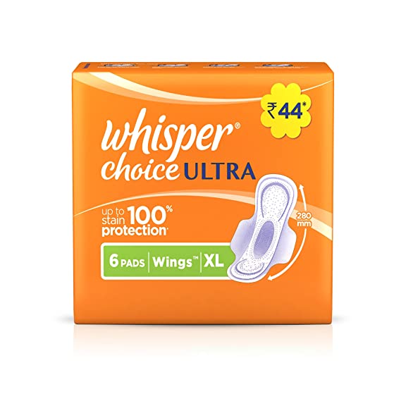 Whisper Choice Ultra XL Wings Sanitary Pad