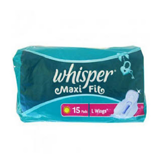 Whisper Maxi Fit L Wings Sanitary PadÂ 