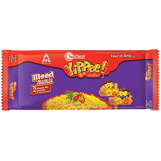 YIPPEE Mood Masala Instant Noodles Vegetarian